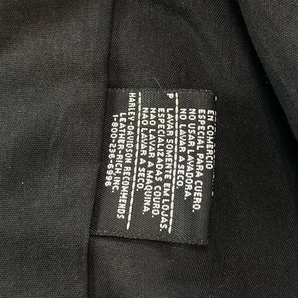 Vintage Harley Davidson Leather Vest - Picture 7 of 12